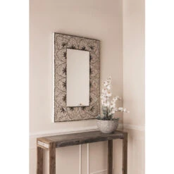 Paloma 51 X 14 Inch Polished Concrete With Natural Console Table -Bezier shop 157 006 rm1