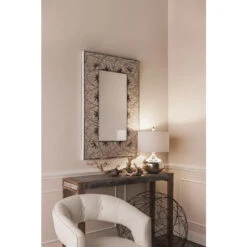 Paloma 51 X 14 Inch Polished Concrete With Natural Console Table -Bezier shop 157 006 rm2