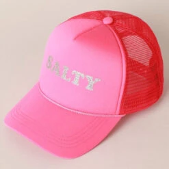 Glitter SALTY Printed Foam Trucker Hat -Bezier shop 18808724 a93b477a 83c2 4258 b284 aa2944f61d0a