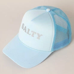 Glitter SALTY Printed Foam Trucker Hat -Bezier shop 18808724 aa6df2f1 91de 4c90 9c1a ee6c7302ed6f