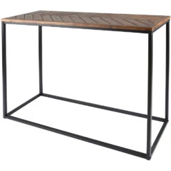 Canarm Weston 39 X 14 Inch Brown/Black Console Table