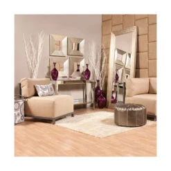 Orion 44 Inch Mirror Console Table, With Shelf -Bezier shop 2453a43b 8e9a 48a4 95d7 453b2ca5cce3