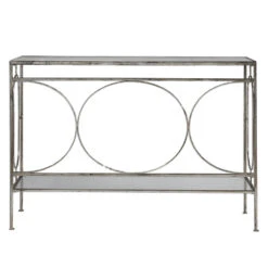 Luano 48 X 14 Inch Forged Iron Console Table