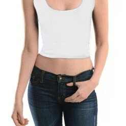 The Classic Stretch Crop Tank - Black Or White 12 The Classic Stretch Crop Tank - Black Or White -Bezier shop 2743835 DSC 0118 copy 90870103 454e 47e0 8d34 169822f3b833