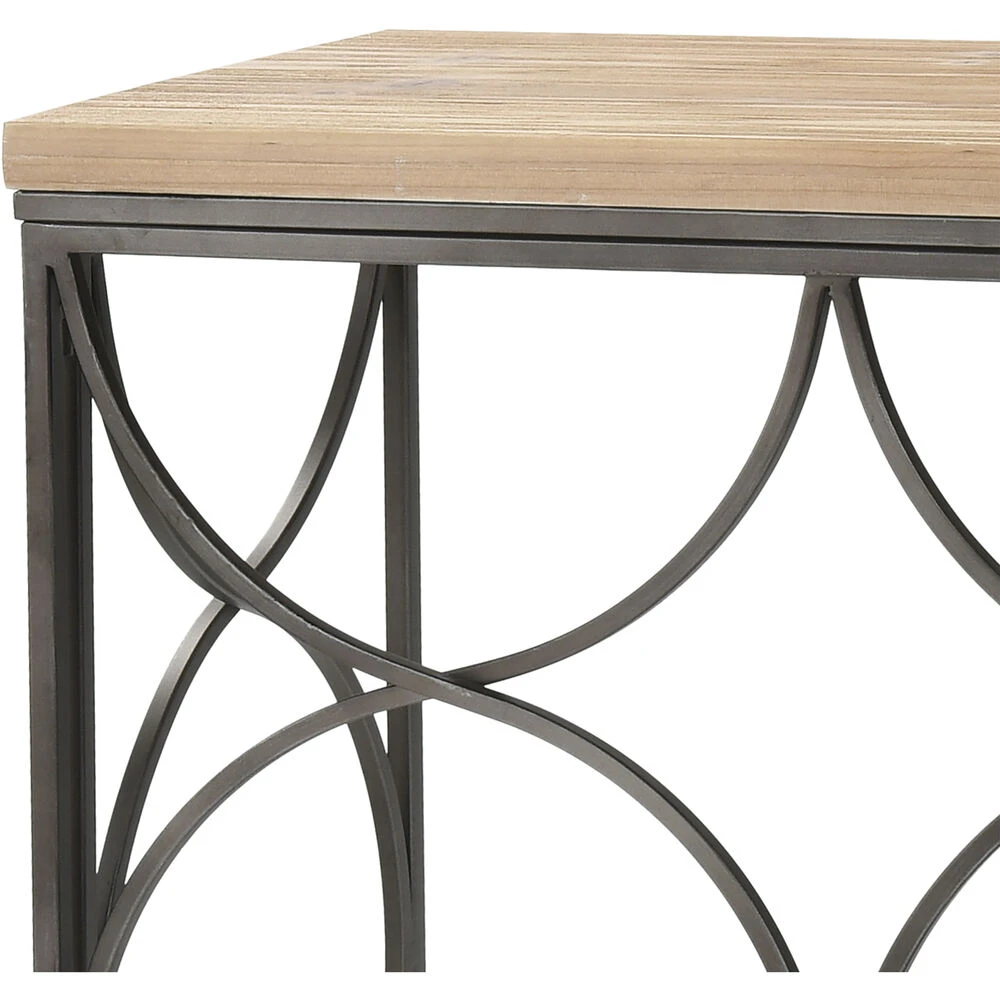 Billings 43 X 14 Inch Natural With Black Console Table 2 Billings 43 X 14 Inch Natural With Black Console Table - Image 2