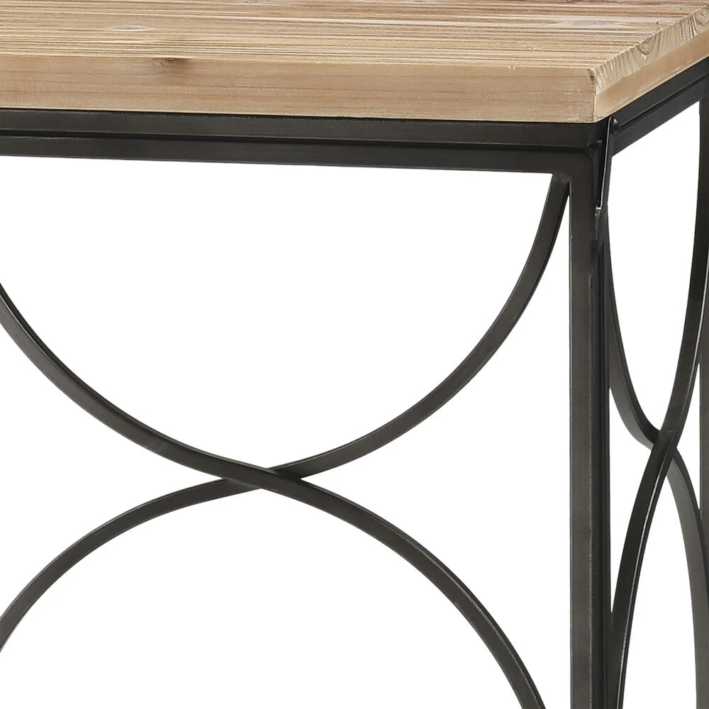 Billings 43 X 14 Inch Natural With Black Console Table 3 Billings 43 X 14 Inch Natural With Black Console Table - Image 3