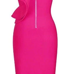 Valentina One Shoulder Ruffle Bodycon Midi Dress 16 Valentina One Shoulder Ruffle Bodycon Midi Dress -Bezier shop 51EuLTbL8XL. AC SY879. SX. UX. SY. UY