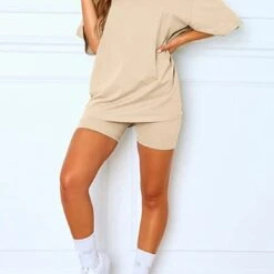 Joah Two Piece Biker Shorts Set -Bezier shop 51yNN13yeYL. AC UY879