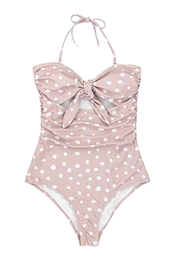 Bardot Knot Cutout Bathing Suit 4 Bardot Knot Cutout Bathing Suit - Image 4