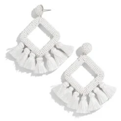 Baha Beaded Silk Tassel Earrings -Bezier shop 61 xFCG 2BoUL. UL1500