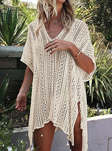 St. Tropez Bikini Beach Cover Up - Beige, Blush, Blue, Hot Pink, Off White Or Black 7 St. Tropez Bikini Beach Cover Up - Beige, Blush, Blue, Hot Pink, Off White Or Black - Image 7