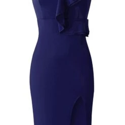 Valentina One Shoulder Ruffle Bodycon Midi Dress 20 Valentina One Shoulder Ruffle Bodycon Midi Dress -Bezier shop 619HpKbrA0L 3261e70d d688 43ff a018 7234b4448385