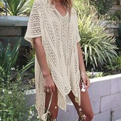 St. Tropez Bikini Beach Cover Up - Beige, Blush, Blue, Hot Pink, Off White Or Black 16 St. Tropez Bikini Beach Cover Up - Beige, Blush, Blue, Hot Pink, Off White Or Black -Bezier shop 61K0 2BGs742L