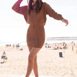 Mountain View Hooded Knit Dress -Bezier shop 61eFYBTnRPL. AC SY879. SX. UX. SY. UY