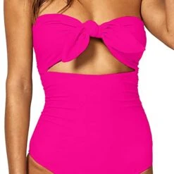 Bardot Knot Cutout Bathing Suit 20 Bardot Knot Cutout Bathing Suit -Bezier shop 61lGA6GzPUL. SY879. SX. UX. SY. UY