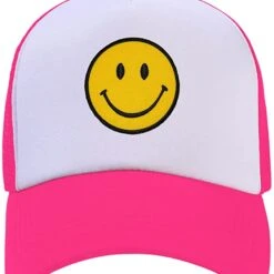 Good Vibes Only Smiley Face Trucker Hat -Bezier shop 61mM5Pp7PML. AC SX679. SX. UX. SY. UY