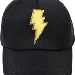 Electric Lightning Bolt Trucker Hat -Bezier shop 713npuXV2ML. AC UX679