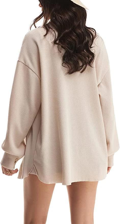 Winnie Waffle Knit Shacket 7 Winnie Waffle Knit Shacket - Image 7