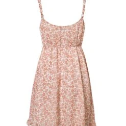 Maui Coral Floral Ruffle Dress 10 Maui Coral Floral Ruffle Dress -Bezier shop 71T U42Ia1L