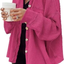 Winnie Waffle Knit Shacket