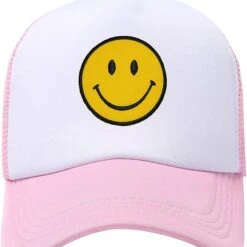Good Vibes Only Smiley Face Trucker Hat -Bezier shop 71U8I9BWG3L. AC SX679. SX. UX. SY. UY