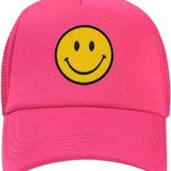 Good Vibes Only Smiley Face Trucker Hat