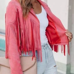 Dolly Faux Suede Fringe Jacket -Bezier shop 71uTdfInwXL. AC UL1500