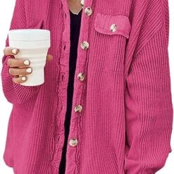 Winnie Waffle Knit Shacket 11 Winnie Waffle Knit Shacket -Bezier shop 71wqV9DW28L. AC UY879