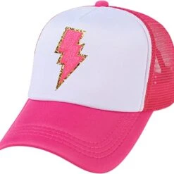 Electric Lightning Bolt Trucker Hat -Bezier shop 71xJuNijrPL. AC SX679. SX. UX. SY. UY