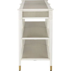 Aster 67 Inch Off White/Fog/Polished Brass Console Table, Winterthur Collection -Bezier shop 7b6abff968389e0fcea312c73dc47851d3b5ef04