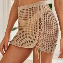 Seychelles Crochet Cover Up Skirt -Bezier shop 81Ezsv2jW2L. AC UY879