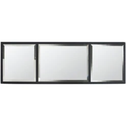 Anita 48 X 16 Inch Black And Silver Console Tables And Stool 34 Anita 48 X 16 Inch Black And Silver Console Tables And Stool -Bezier shop 82447 16