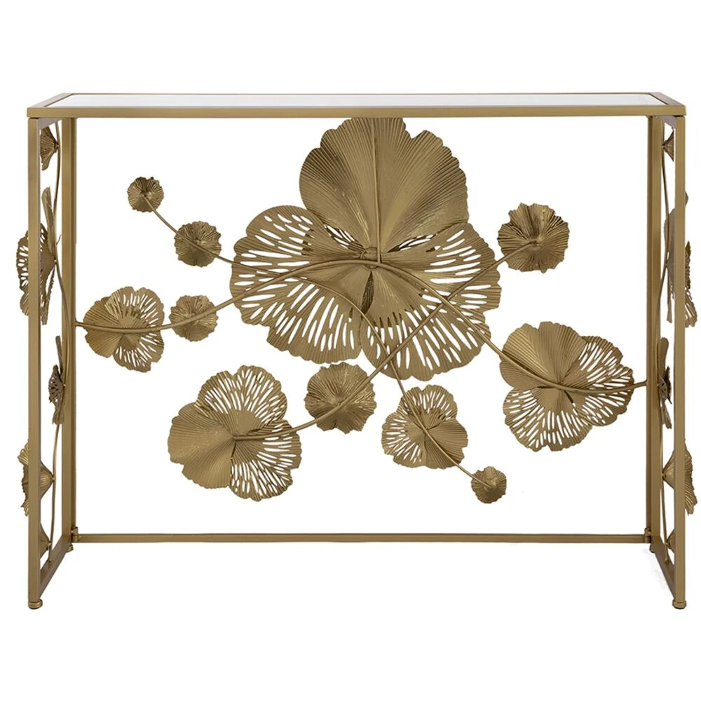 Anita 39 X 12 Inch Gold Console Table 3 Anita 39 X 12 Inch Gold Console Table - Image 3