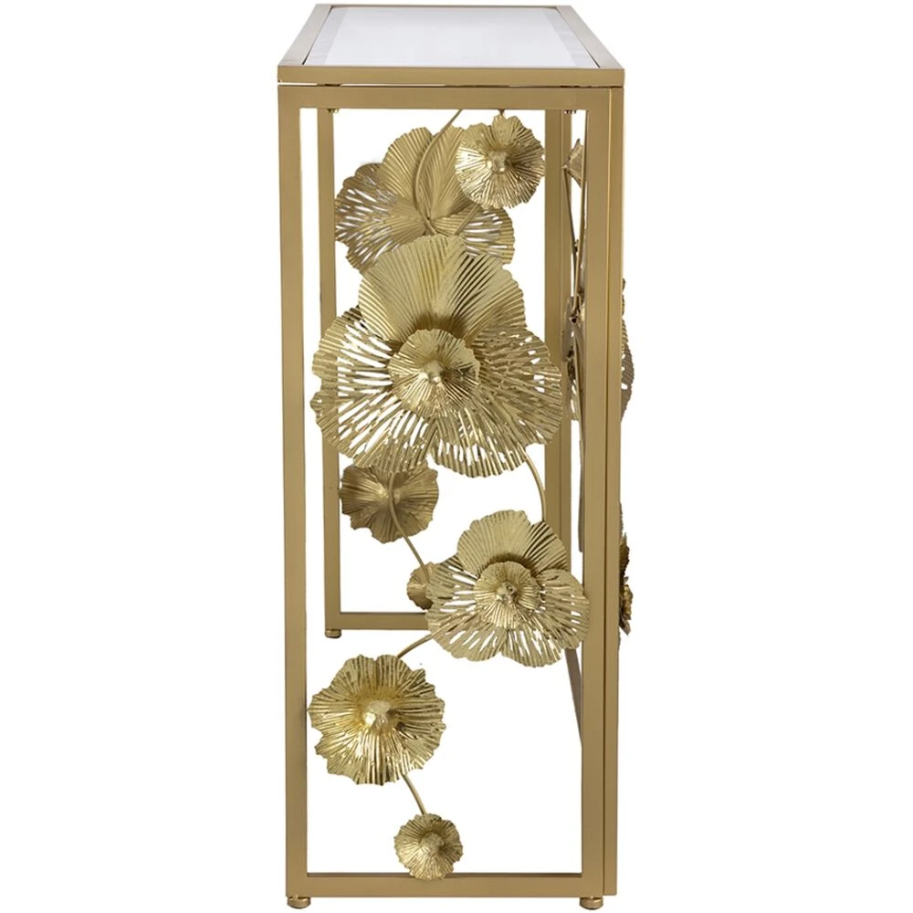 Anita 39 X 12 Inch Gold Console Table 4 Anita 39 X 12 Inch Gold Console Table - Image 4