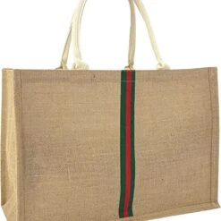 Capri Jute Tote Bag