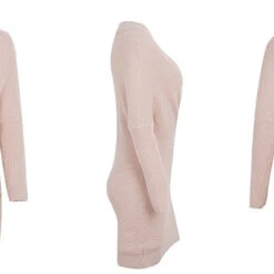 Samantha Draped Sweater Dress - Dusty Mauve, Black, Grey, Or Nude Blush -Bezier shop HTB1P6gqa.gQMeJjy0Fgq6A5dXXa5