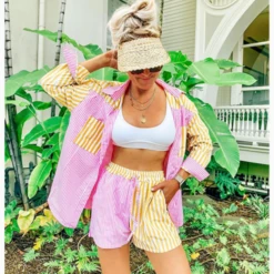 Beachcomber Two Peice Shorts Set