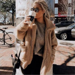 Hunter Teddy Jacket - Camel