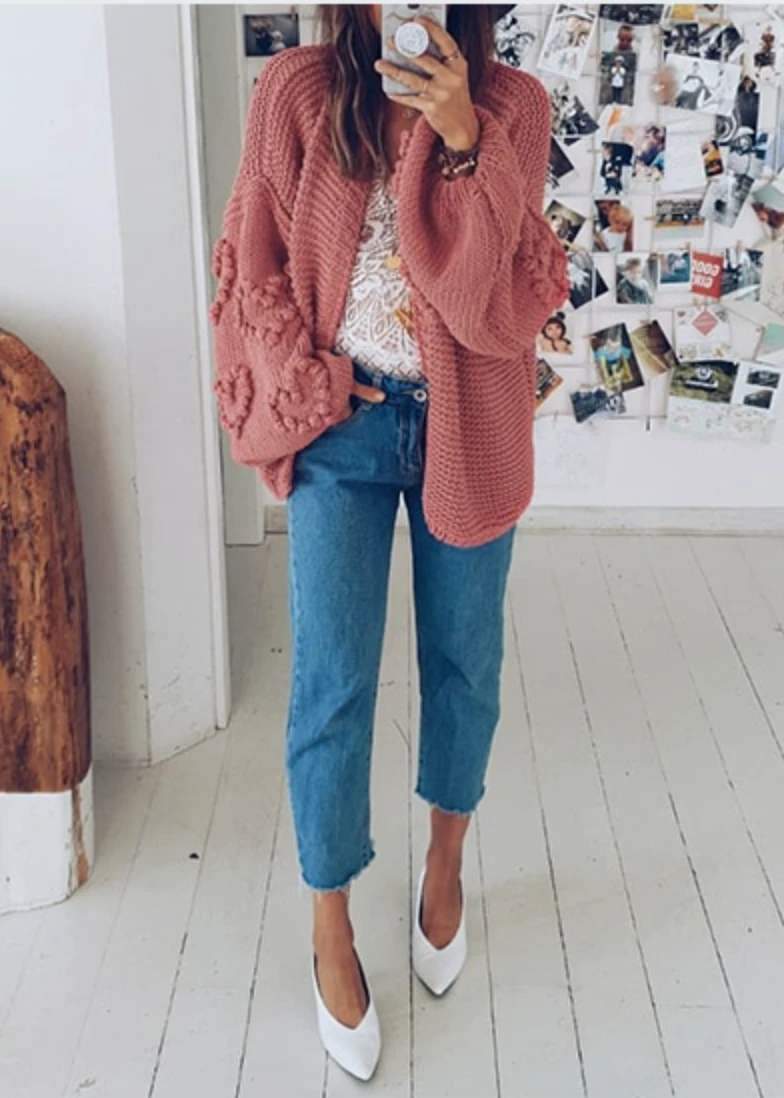 Hearts Oversized Cardigan 1 Hearts Oversized Cardigan