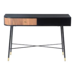 Bezier 46 X 16 Inch Black Console Table