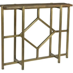 Bengal Manor 42 X 10 Inch Iron Console Table
