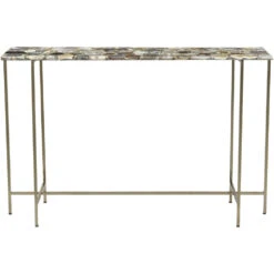 Agate 47 X 12 Inch Multicolor Console Table