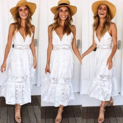 Sophie Lace Dress - White Or Blush -Bezier shop img.oberlo 1 94d5cc17 990f 467b 8d3a 71e87a59d78d