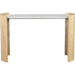 Bezier shop 14 Dala 50 X 17 Inch Natural Console Table