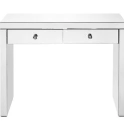 Contempo 39 Inch Clear Mirror Console Table