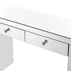 Contempo 39 Inch Clear Mirror Console Table -Bezier shop mf6 1052 4