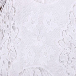 Tinley Lace Onesie Romper - White 8 Tinley Lace Onesie Romper - White -Bezier shop product image 152126884