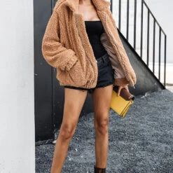 Hunter Teddy Jacket - Camel 15 Hunter Teddy Jacket - Camel -Bezier shop product image 380728162 58d49432 2dd6 4b59 8572 22a0f839a9c7