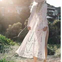 Tula Crochet Lace Cover Up - White Or Black 16 Tula Crochet Lace Cover Up - White Or Black -Bezier shop product image 432103598