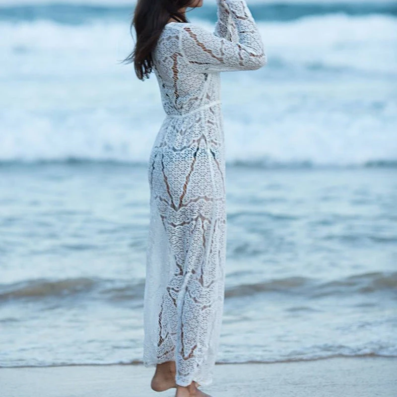 Tula Crochet Lace Cover Up - White Or Black 9 Tula Crochet Lace Cover Up - White Or Black - Image 9